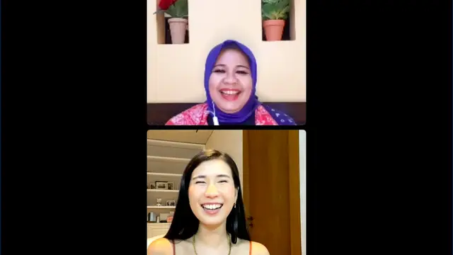Christie saat berbincang daam program Musicpedia IG Live Liputan6.com pada Selasa (2/11/2021).