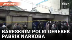 Bareskrim Polri Gerebek Pabrik Narkoba di Kota Malang