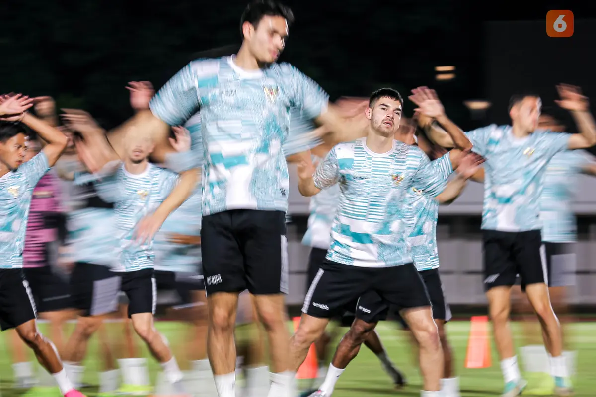 Foto: Melihat Persiapan Terakhir Timnas Indonesia Jelang Hadapi Vietnam Pada Kualifikasi Piala Dunia 2026