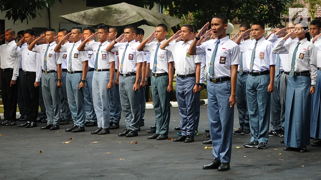 Peserta Diklat Paskibraka Jalani Prosesi Upacara Tantingan