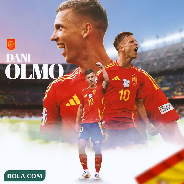 Timnas Spanyol - Ilustrasi Dani Olmo