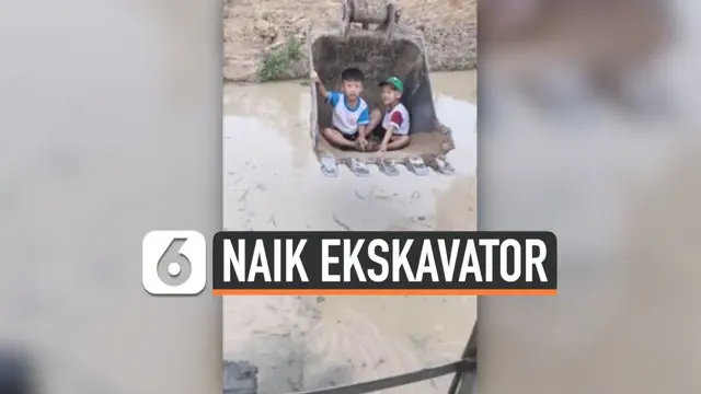 Ide cemerlang seorang bapak membawa 2 anaknya menggunakan ekskavator melintasi banjir di Vietnam. Ia membantu anak-anaknya agar sampai dengan selamat tiba di sekolah.