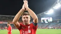 Steven Gerrard memutuskan pensiun sebagai pesepak bola pada 24 November 2016. (AFP/Peter Parks)