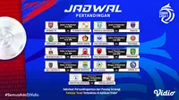 Jadwal dan Link Live Streaming Pertandingan Pekan Ketiga BRI Liga 1 2021 / 2022. (Sumber : dok. vidio.com)