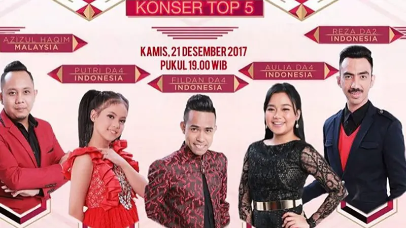 Konser Top 5 D'Academy Asia 3