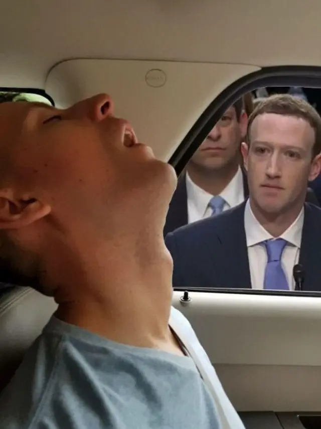 foto pria tidur diedit netizen (Boredpanda)