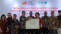 Agar pasien dapat manfaat ganda, Great Eastern Life Indonesia bersama EMC Healthcare, meluncurkan inovasi program Greathealth+ EMC Sharing Antar Payor BPJS Kesehatan.