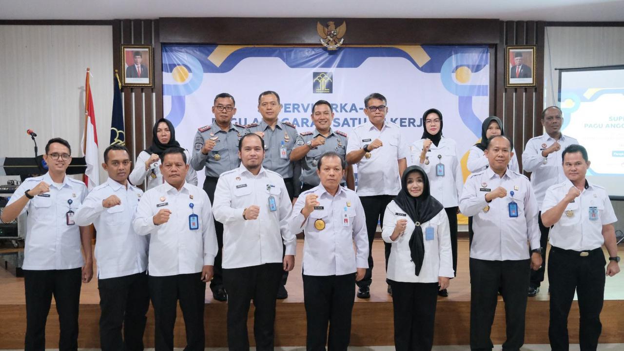 Kemenkumham Babel gelar supervisi pagu anggaran 2024. (Foto: Kemenkumham)