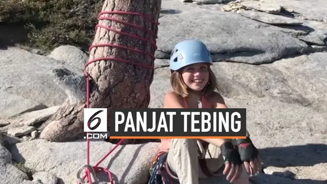 VIDEO: Keren, Gadis 10 Tahun Berhasil Taklukkan Tebing 900 Meter
