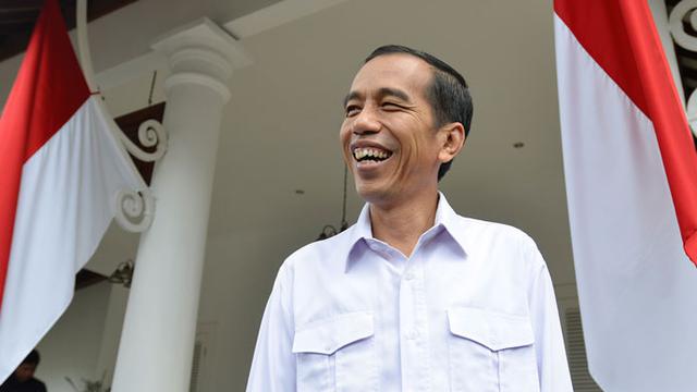 Gubernur DKI Jakarta Joko widodo menjadi inspektur upacara dalam HUT Ke-69 Kemerdekaan RI di Lapangan Monumen Nasional 