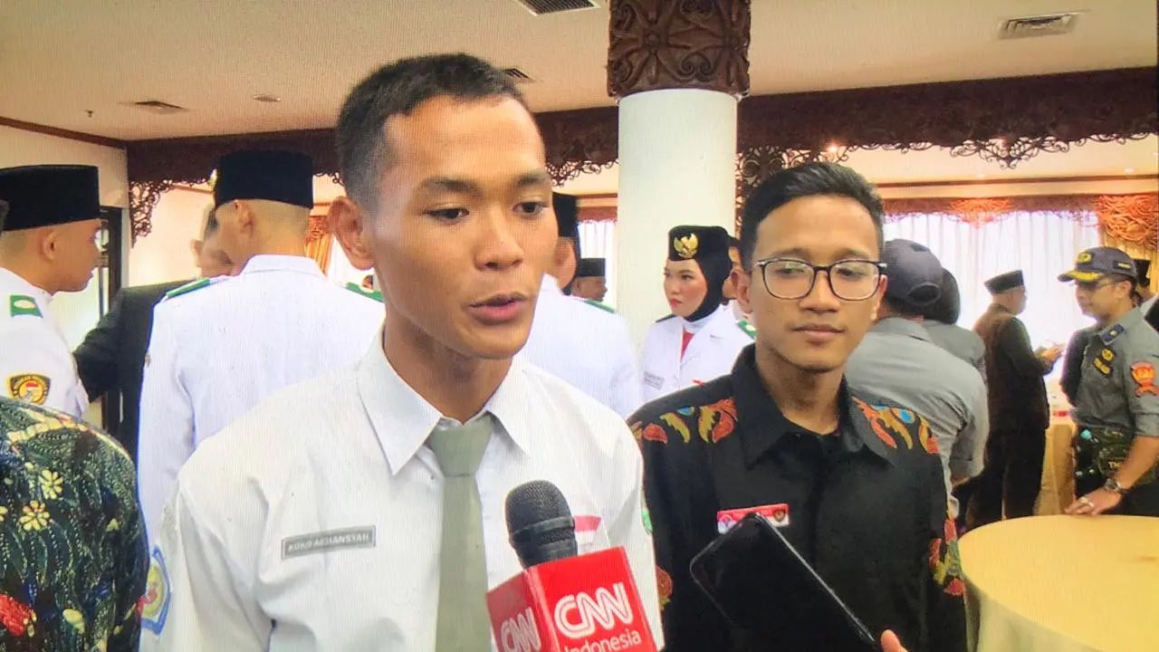 Calon Paskibraka Nasional 2019 Koko Ardiansyah. (Liputan6.com/Ratu Annisaa Suryasumirat)