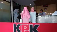 Pendaftaran untuk mengunjungi kerabat di Rumah Tahanan KPK, Jakarta. (Liputan6.com/Audrey Santoso)