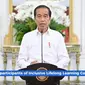 Presiden Joko Widodo (Jokowi) mengatakan Pembelajaran sepanjang hayat atau lifelong learning menjadi penting (dok: Tira)