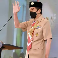 Jokowi Ingatkan Ancaman Krisis Global Pada Peringatan Hari Pramuka, credit: Instagram @jokowi
