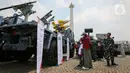 Sebagai informasi, ada 125 unit alutsista TNI yang dipamerkan di Monas. (Liputan6.com/Faizal Fanani)