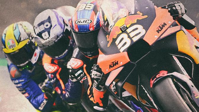 MotoGP - Pembalap dengan Performa Paling Mengejutkan di 5 Balapan MotoGP 2020: Brad Binder, Miguel Oliveira, Joan Mir (Bola.com/Adreanus Titus)