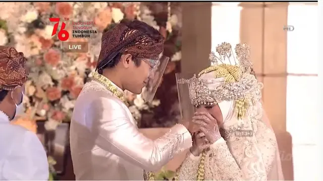 6 Momen Akad Nikah Rizky Billar dan Lesty Kejora, Mahar Rp 1 Miliar Bikin Takjub