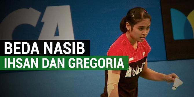 VIDEO: Beda Nasib Ihsan dan Gregoria di Indonesia Open 2017