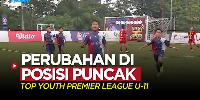 VIDEO: Perubahan di Posisi Puncak Klasemen Top Youth Premier League U-11
