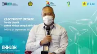 General Manager PLN Unit Induk Distribusi Jakarta Raya Doddy B. Pangaribua menyelenggarakan kegiatan sosialisasi tertib listrik kepada masyarakat, Kamis (21/09/2021)