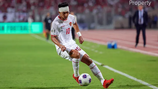 Foto: Debut Malik Risaldi di Timnas Indonesia, Jadi Starter hingga Pelipis Robek saat Kualifikasi Piala Dunia 2025