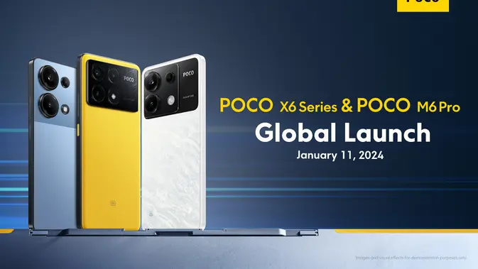 Poco merilis Poco X6 dan Poco X6 Pro di India, meski begitu, perangkat ini sudah mendapatkan sertifikat TKDN dari pemerintah Indonesia sehingga kemungkinan bakal meluncur dalam waktu dekat. (Foto: Poco)