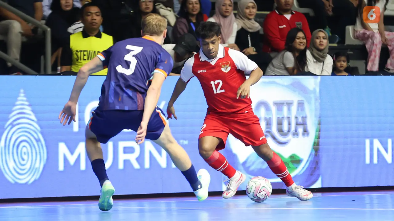 Timnas Futsal Indonesia vs Belanda