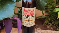 Minuman dengan merk dagang Nabidz yang dianggap menyerupai wine namun mendapat sertifikat halal. (dok. Tangkapan layar Instagram @nabidzdessert/https://www.instagram.com/p/Ct5TY-nSmbh//Farel Gerald)
