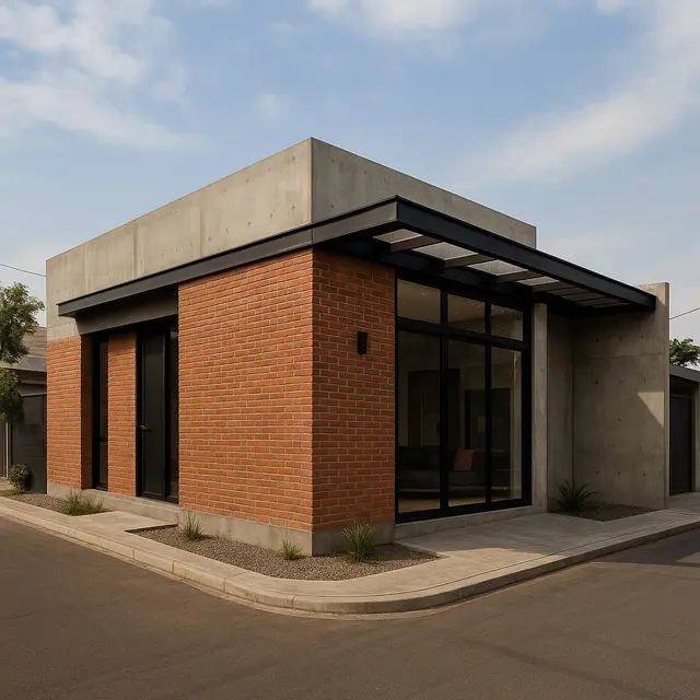 Desain Rumah Hook Minimalis 1 Lantai (Image by ChatGPT)