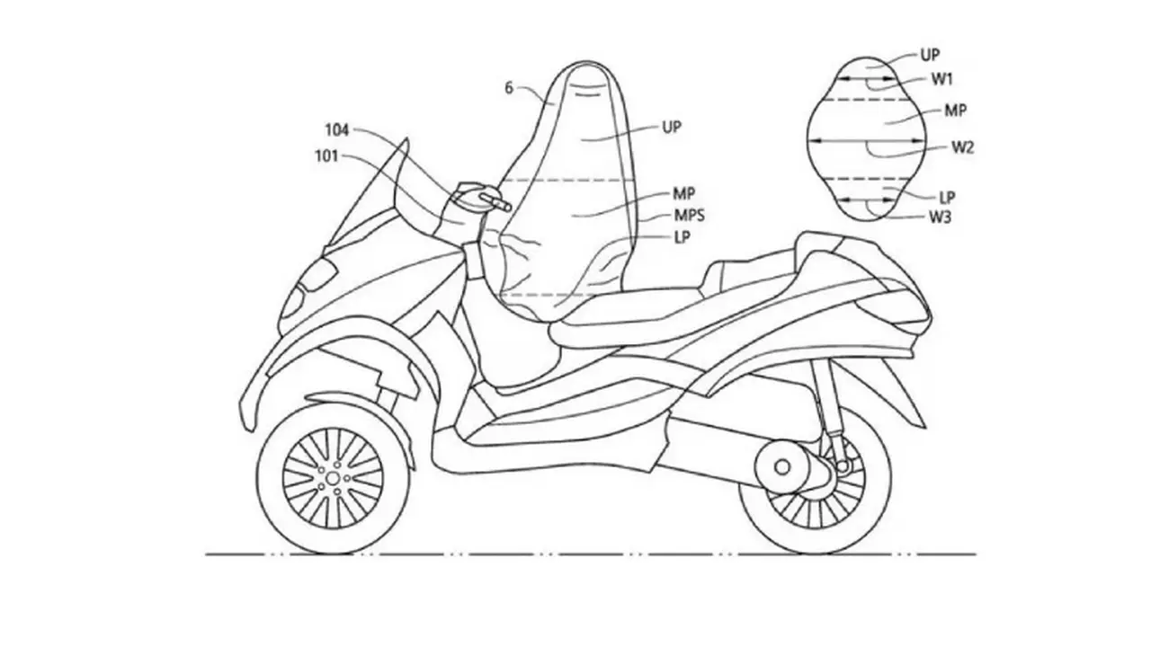 Piaggio dan Autoliv bakal sematkan airbag di skuter roda tiga MP3