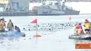 Citizen6, Surabaya: Lomba Triathlon Kobangdikal ditujukan menguji kemampuan para prajurit  Kobangdikal pada tiga cabang oleh raga, yaitu renang laut sejauh 500 meter, sepeda gunung 10 kilometer dan lari enam kilometer. (Pengirim: Penkobangdikal)