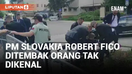 VIDEO: PM Slovakia Robert Fico Ditembak saat Sapa Warga