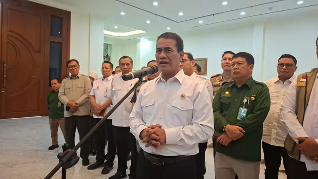Menteri Pertanian (Mentan) sekaligus Kepala Badan Pangan Nasional (Bapanas) Andi Amran Sulaiman di Kalibata, Jakarta, Kamis (29/10/2026). (Liiputan6.com/Arief)