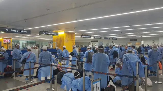 Proses repatriasi 281 WNI terdampak lockdown COVID-19 di India oleh KBRI New Delhi.