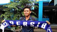 Kiper baru Persib Bandung, Muhammad Ridwan. (Okan Firdaus)
