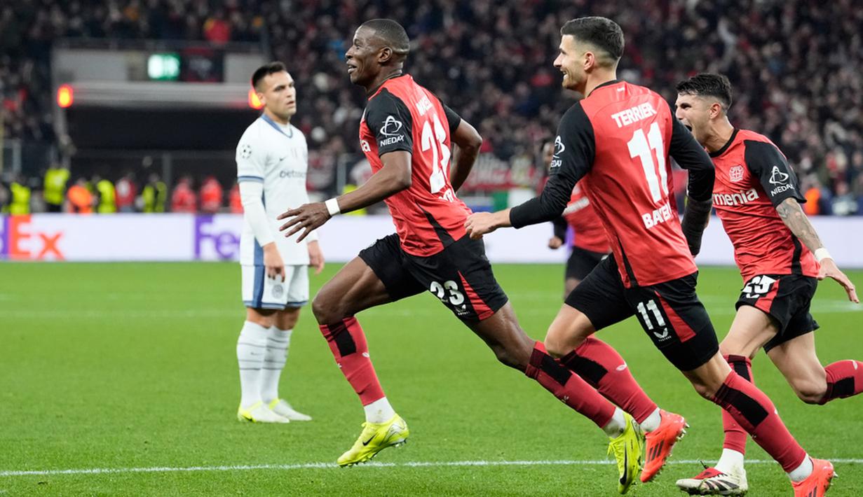 Adalah Mukiele yang mampu menghentikan clean sheet Nerazzurri lewat golnya di menit 90. (AP Photo/Martin Meissner)