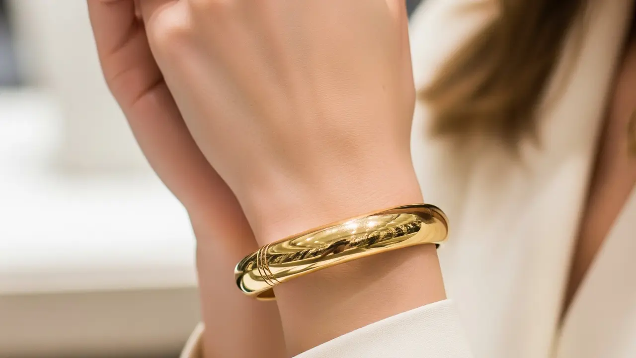 Model Gelang Emas Bangle Terbaru 2026