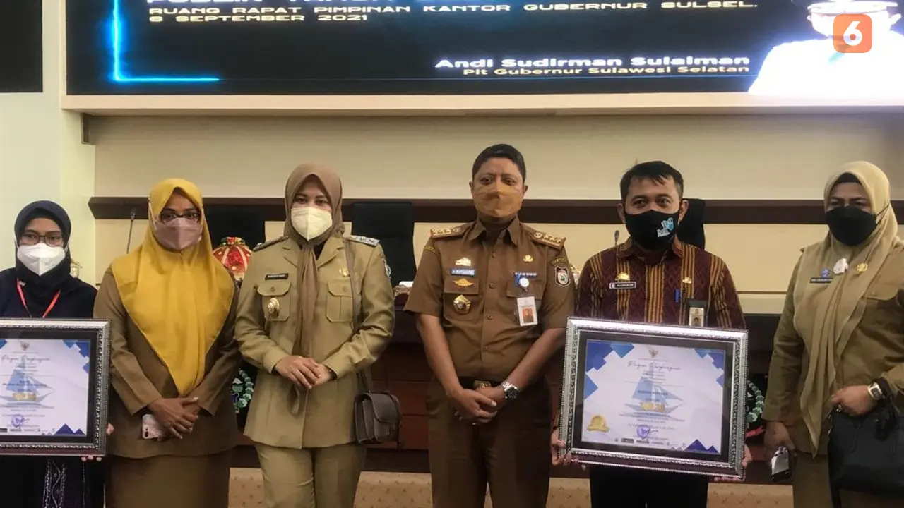Pemkot Makassar dapat Penghargaan (Liputan6.com/Fauzan)