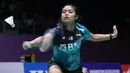 Sementara itu, nasib kurang beruntung dirasakan oleh Gregoria Mariska Tunjung di sektor tunggal putri. Ia dikalahkan oleh wakil Korea Selatan, An Se Young lewat rubber game dengan skor 18-21, 21-13, dan 8-21. (Foto: PBSI)