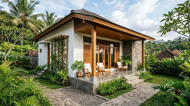 Inspirasi Desain Rumah Warna Putih/AI Generated