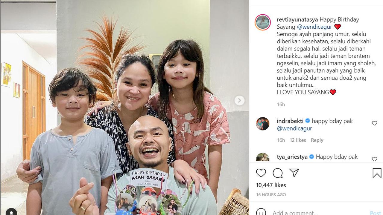 Wendy Cagur ulang tahun