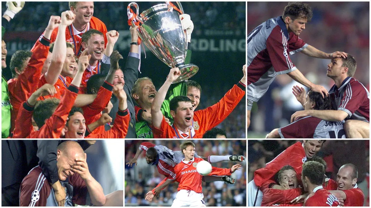 Manchester United atas Bayern Munchen di Final Liga Champions 1999