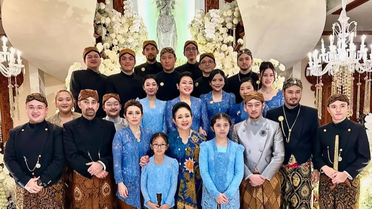 Keluarga Cendana Kembali Berkumpul di Pernikahan Cicit Soeharto