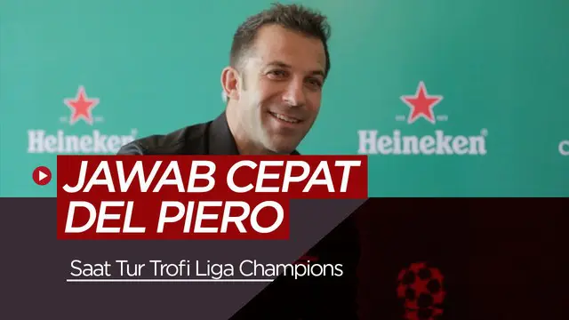 VIDEO: Ketika Legenda Juventus Del Piero Ditanya Makanan Favoritnya