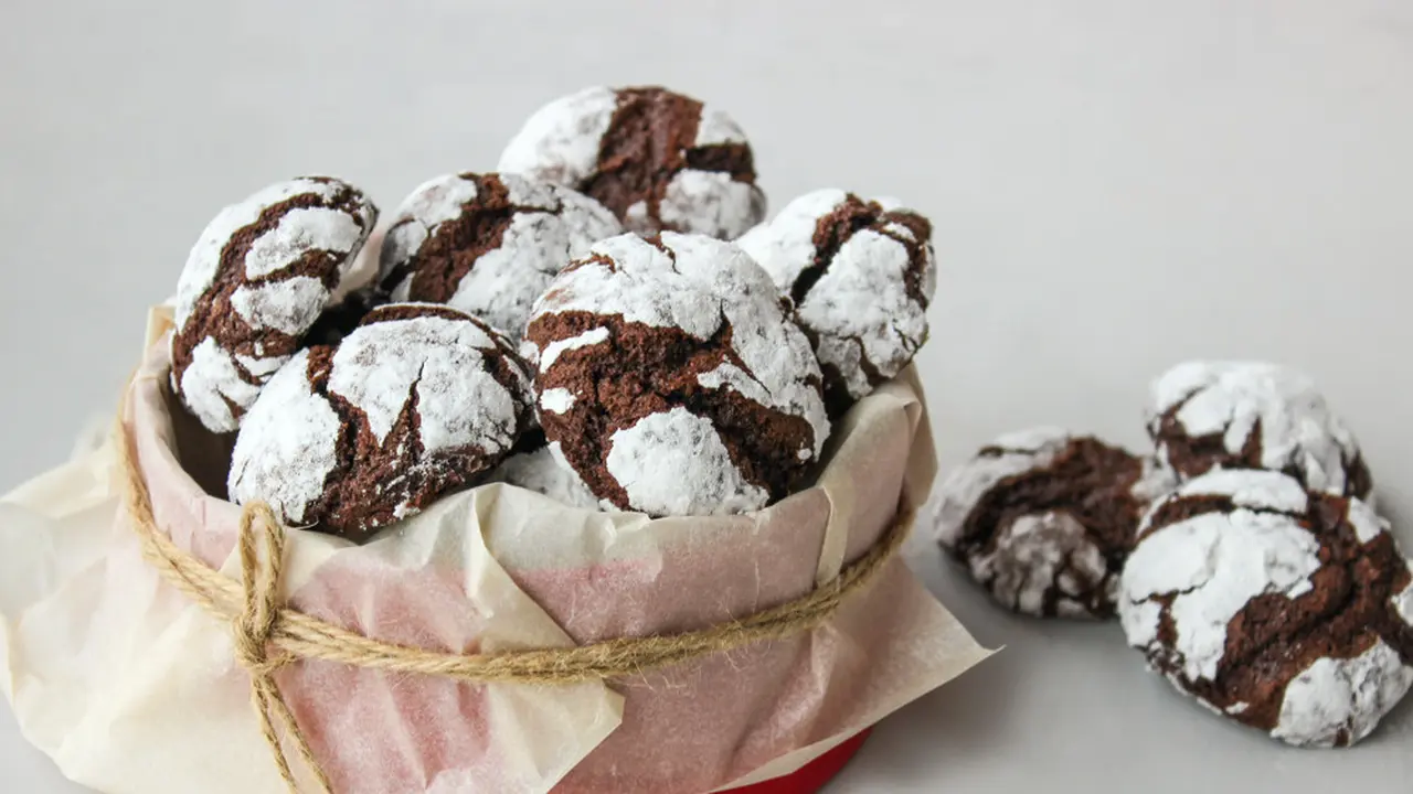 kue kering brownies crinkle