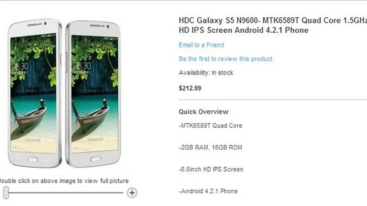 Galaxy S5 Abal-abal Sudah Ramai Beredar di Pasaran