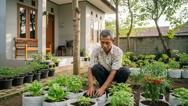 Ide Kebun Sayur Sederhana untuk Usia 60 Tahun ke Atas