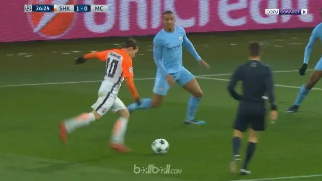VIDEO: Highlights Liga Champions, Shakhtar Donetsk Vs Manchester City 2-1