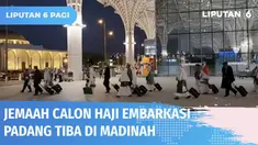 Total ada 393 jemaah calon haji dari embarkasi Padang tiba di Madinah. Sebelumnya, ratusan jemaah calon haji juga berdatangan dari embarkasi Solo dan Jakarta Pondok Gede. Selanjutnya mereka akan menjalani ibadah dan ziarah di Kota Madinah.