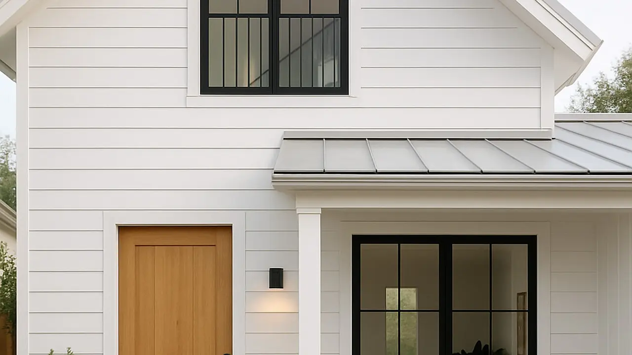 Inspirasi Rumah Putih Modern yang Bikin Interior Terlihat Lebih Terang (Image by ChatGPT)